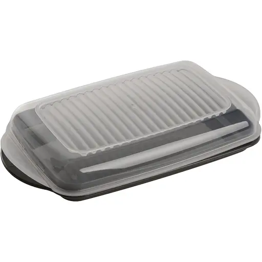 Контейнер для нарезки низкий Herevin Cold Cuts Grey (161031-801)