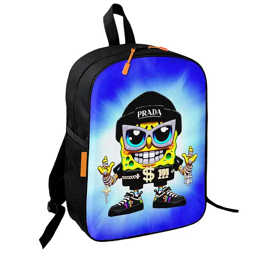 Рюкзак школьный детский Губка Боб 36х27 см подростковый для мальчика, девочки (4038)