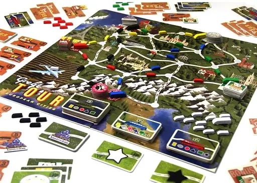 Настільна гра Tactic Чудова подорож (The Great Tour: European Cities) (мульті) (55402) - фото 5