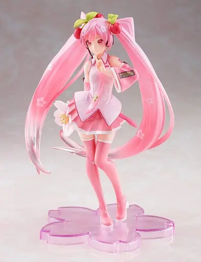 Коллекционная фигурка Taito Мику Хацунэ Сакура Hatsune Miku Sakura 2021Ver. 17 см T HM S21 - фото 3