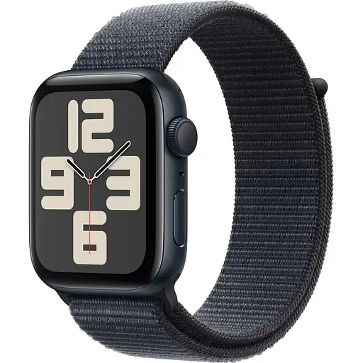 Apple Watch SE 2 2024 GPS 44mm Midnight Aluminium Case with Ink Sport Loop MXEP3 - фото 2