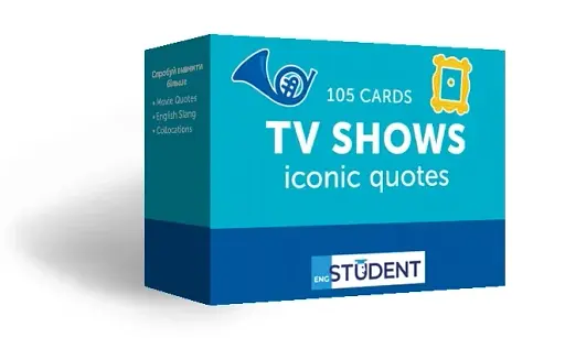 Картки для вивчення англійських слів. TV Shows (105) англійська - фото 2