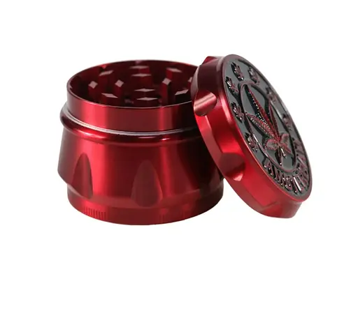 Гриндер для подрібнення тютюну D&K CANNABIS DK-5083-4 Red (15712)