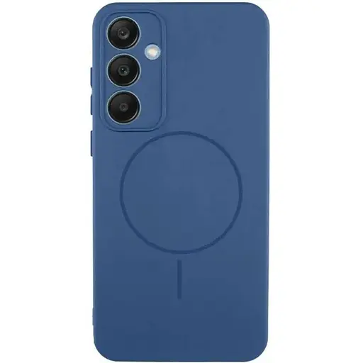 Чохол Lakshmi Silicone Cover Full Camera (AA) with MagFit для Samsung Galaxy S23 FE Синій/Navy blue - фото 1