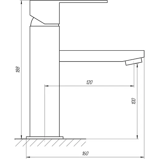 Змішувач для раковини Globus Lux SICILIA SBQ-101-BB - фото 4