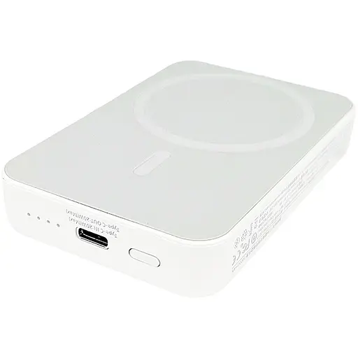 Павербанк Remax RPP-65 / 10000 мАг / до 20 Вт / USB-C + MagSafe / PD+QC / Білий - фото 4