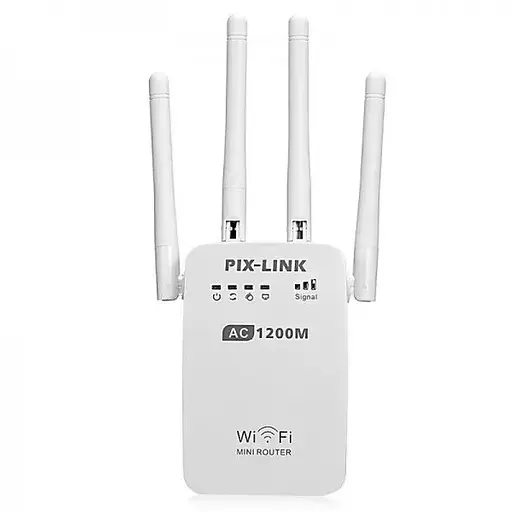 Розширювач діапазону Wi-Fi, ретранслятор, маршрутизатор, точка доступу, бездротовий струм Pix Link 1200М дводіапазонний LV-AC05