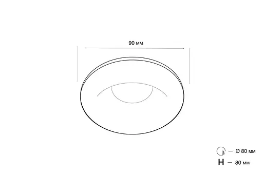 Точковий світильник MJ-Light NRB6 BK - фото 2