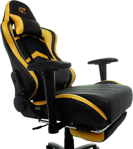Геймерское кресло GT Racer черное с желтым (X-2534-F Black/Yellow) - фото 8