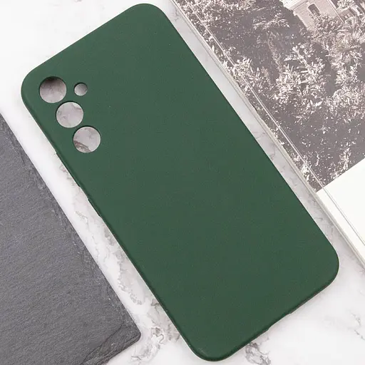 Чохол Silicone Cover Lakshmi Full Camera (AAA) для Samsung Galaxy A34 5G Зелений / Cyprus Green - фото 5