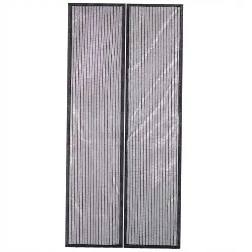 Розсувна москітна сітка Supretto Magic Mesh на магнітах чорний (C1410003)