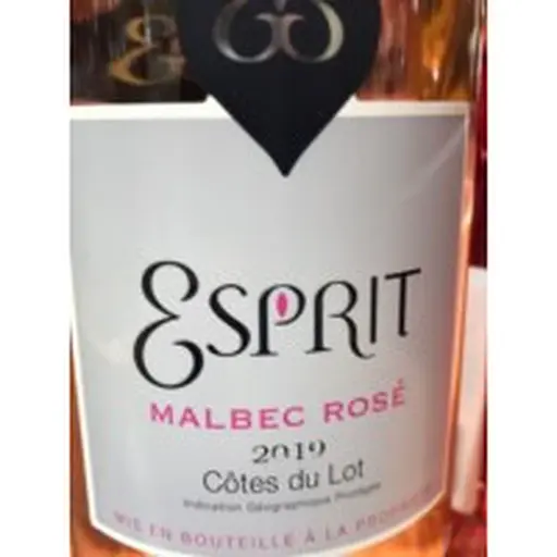 Вино Chateau Laur Esprit IGP Cot du Lot рожеве сухе 0.75 л 