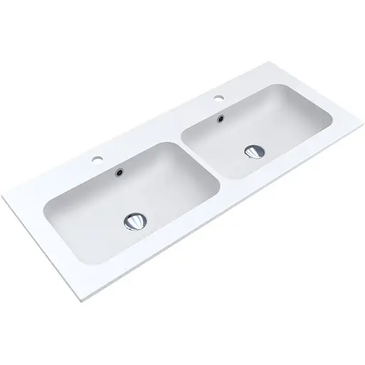 Умивальник Miraggio Della 1100-2 mirasoft 0001075, Білий матовий - фото 1