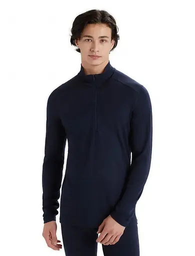 Термокофта Icebreaker 200 Oasis LS Half Zip Men M Midnight (1052-104 367 401 M) - фото 2