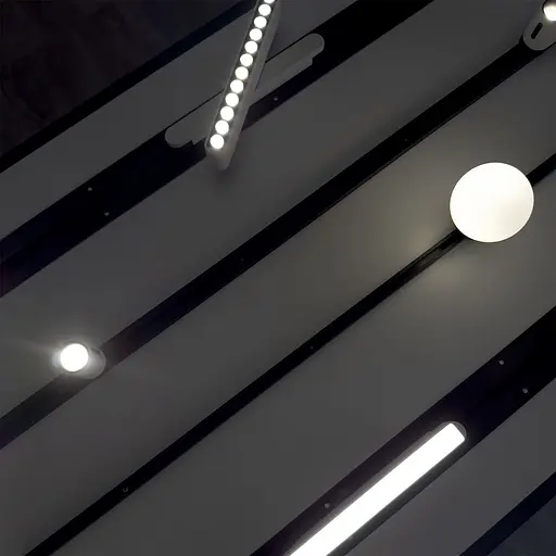 Магнитный светильник Skarlat RCZ-MZ08 10W WH+BK 4000K - фото 6