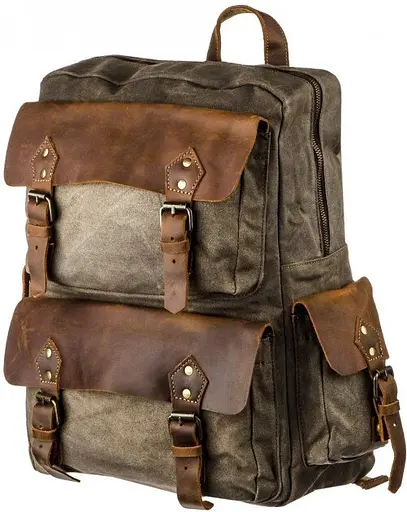 Рюкзак текстильный Vintage 42х32х14 см sum0012684 - фото 1