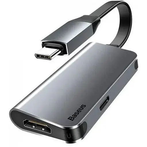 Hub адаптер Baseus mini High-Definition Smart Little Box Type-C to HDMI+Type-C PD - фото 1