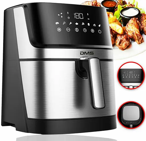 Багатофункціональна піч DMS HF-6E XXL з духовкою 1800 Вт системою Air Fryer функція гаряче повітря - фото 6