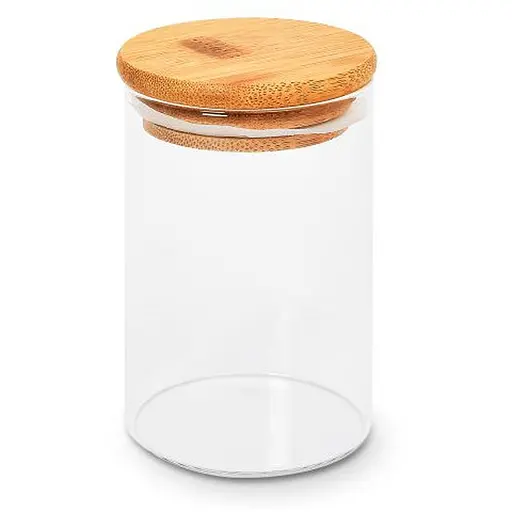 Банка с бамбуковой крышкой 300 мл