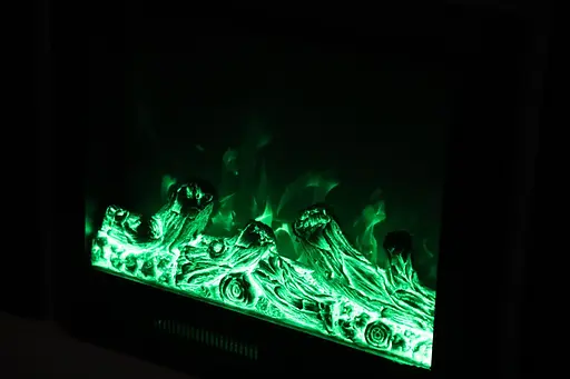 Електричний камін Elizabet Silver Bluetooth звук потріскування дров 1500Вт (10080127) - фото 9