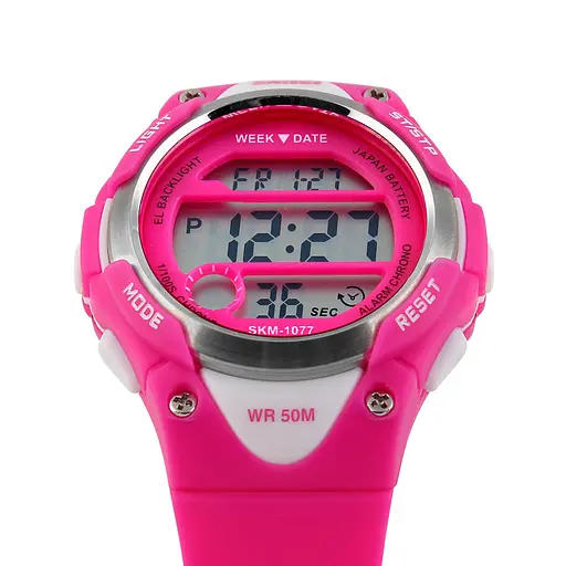 Часы наручные детские Skmei 1077 Pink, 1077RS (15884) - фото 4