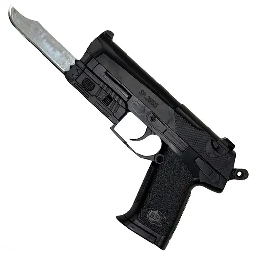 Детский игровой Пистолет Bambi SP3855-R+ пластикивые пульки - фото 1