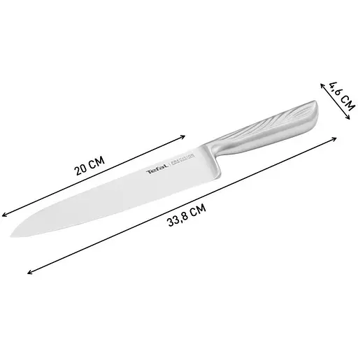 Кухонный нож шеф-повара Tefal Precision 20 см (K2890224) - фото 4