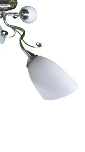 Люстра стельова Brille в спальню E27 60W CH (LK-580C/3) - фото 4