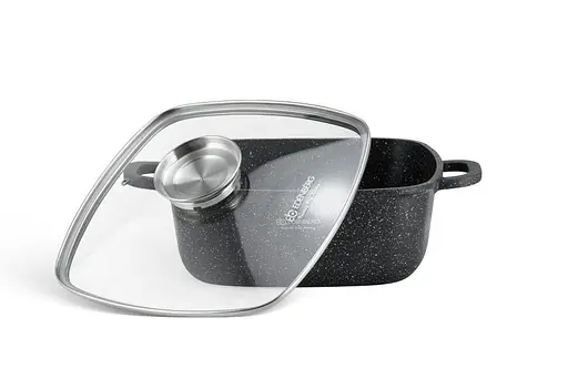 Кастрюля Edenberg EB-8120 с гранитным покрытием и крышкой 6.8 л 28 см - фото 3