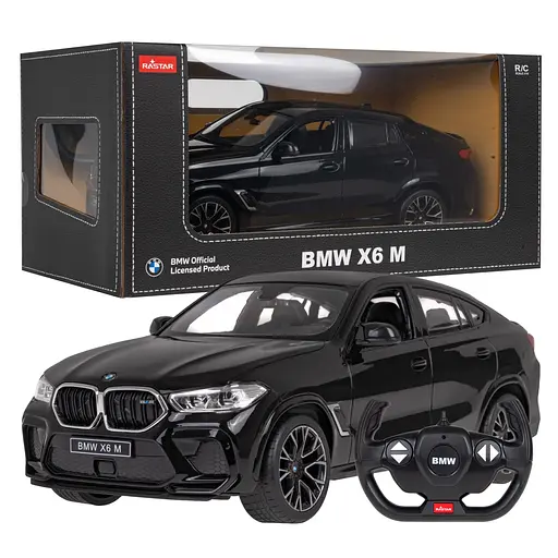 Машинка RASTAR BMW X6 M на дистанційному керуванні + пульт 2,4 ГГц 1:14 чорний 99200