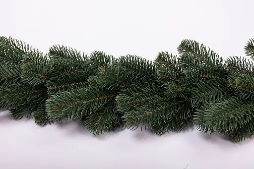 Штучна хвойна гірлянда LUGI 1 м зелена, новорічна гірлянда лита реалістична Преміум TD-BRNCHGR1