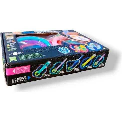 Набор PLA пластика для 3D ручки Myriwell Classic 20 цветов по 5м [105157] - фото 4