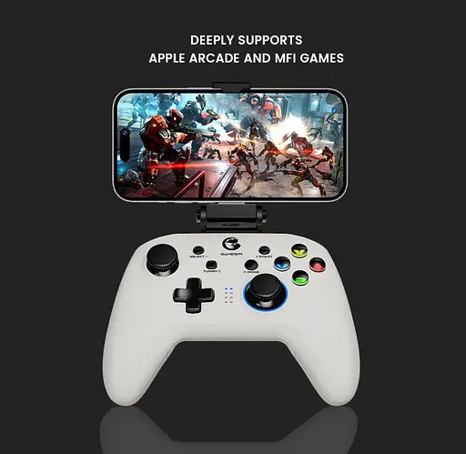 Геймпад джойстик для смартфона GameSir T4 Pro White MFi Multi-platform Game Controller - фото 8