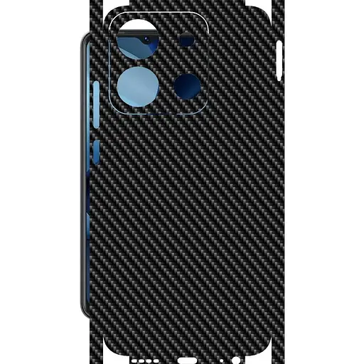 Защитная пленка StatusSKIN для Itel A05s Корпус Винил Карбон черный