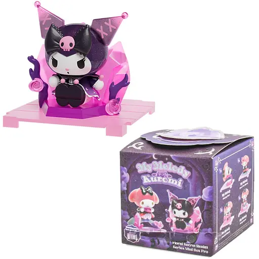 Фигурка-сюрприз Pop Top Kuromi & My Melody – Цветочная тайна в ассортименте (25WH-003)