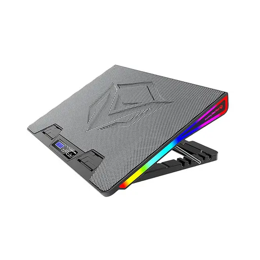 Подставка-кулер под ноутбук охлаждающая с RGB-подсветкой MEETION CP5050 черная - фото 5