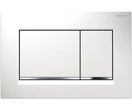 Клавіша змиву Geberit Sigma30 біла 115.883.KJ.1, Білий - фото 1