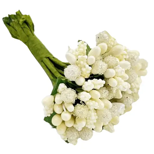 Декоративные тычинки для творчества Bambi KV-715-2 пучок 12 штук - фото 3