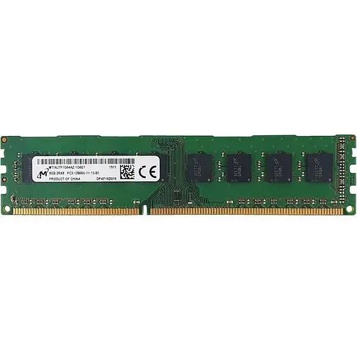 Оперативна пам'ять Micron DDR3 8GB 1600MHz PC3-12800, non-ECC Unbuffered Б/В