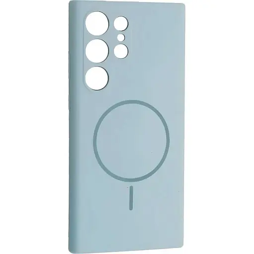 Чохол DK Luxury Silicone Case with MagSafe для Samsung Galaxy S24 Ultra Sky Blue [132239]