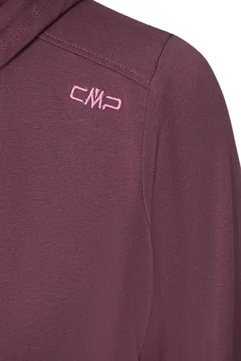 Кофта CMP Women's Full Zip Hoodie Plum XXS (1097-32D8016-C904 34) - фото 3