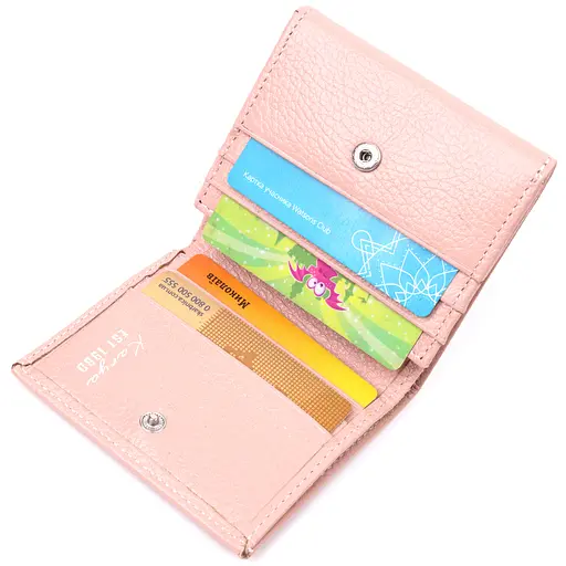 Жіночий шкіряний гаманець з монетницею 10.5х10х2 см KARYA 10.5х10х2 см acs0024290 - фото 3