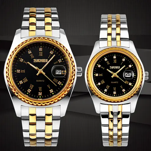 Наручний годинник чоловічий 9098BK-B Black Men Skmei acs0029897 - фото 5