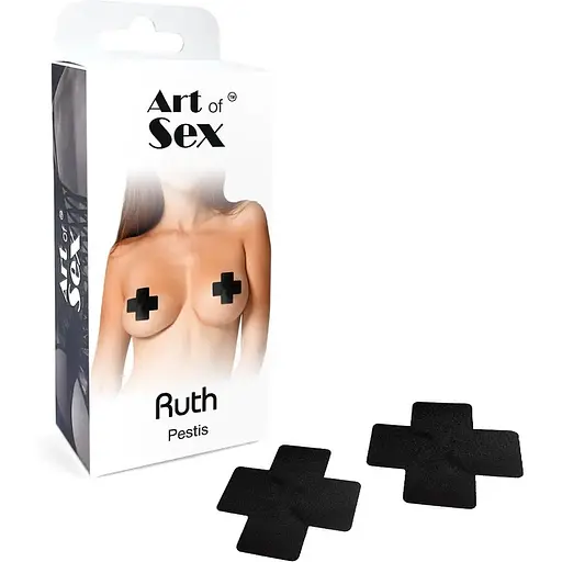 Сексуальные наклейки на грудь Art of Sex - Ruth, черный - фото 3