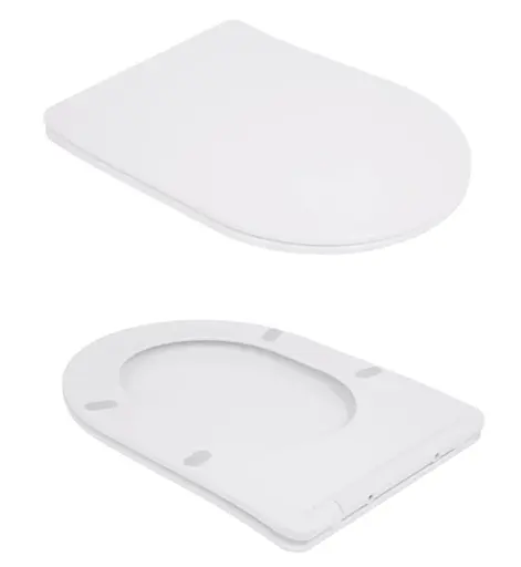 Унитаз напольный Qtap Robin New Ultra Quiet с сиденьем Slim Duroplast/ Soft-close/ Quick Release QT13226083AW - фото 7