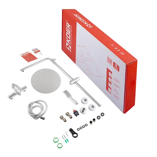 Душова система Koer KB-52028-01 2 функції KR5309, Хром - фото 6