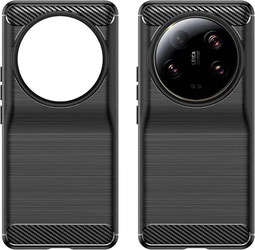 Чохол для Xiaomi Mi 13 Ultra, чохол для Xiaomi 13 Ultra, силіконовий силікон з м'якого вуглецевого волокна TPU, протиударний - фото 2