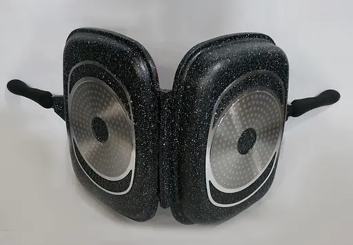 Сковорода-гриль для стейків з антипригарним покриттям Zurrichberg ZBP-7103 двостороння сковорода гриль - фото 3