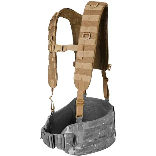 Лямки мягкие для тактических поясов РПС Kiborg с эвакуационной ручкой Coyote (1000-k3025) - фото 7