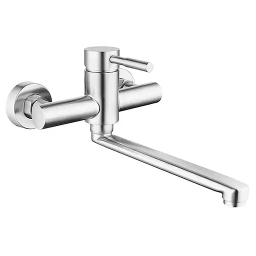 Змішувач для кухні настінний Champion SUS-005 CH0318 Нержавіюча сталь - фото 1